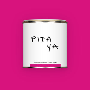 Pinker Möbellack für auffällige Wohnakzente. Farbe „Pitaya“ um Möbel exotisch zu streichen, passt perfekt zum Urban Jungle und Boho-Stil